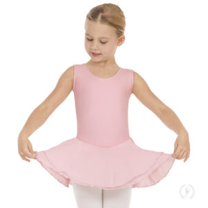 Eurotard Girls Tank Dance Dress with Cotton Lycra