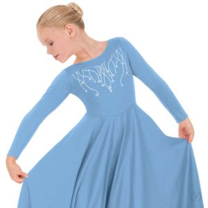 Girls Reigning Cross Praise Dress