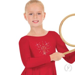 Girls Shining Cross Praise Dress