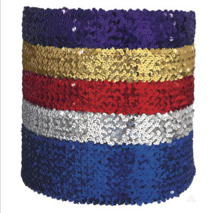 Sequin 4 Inch Wide Belt