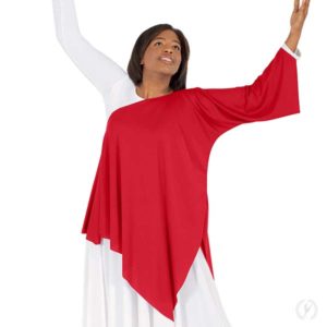 Women's Quiet Prayer Asymmetrical Tunic