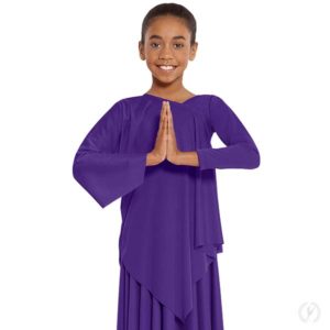 Girls Quiet Prayer Asymmetrical Tunic