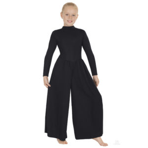 Girls Simplicity High Neck Jumpsuit