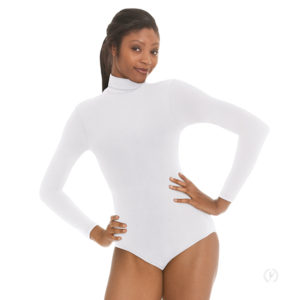 Women's Mock Neck Leotard with Tactel Microfiber