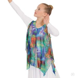 Girls Beautiful Creation Draped Tunic